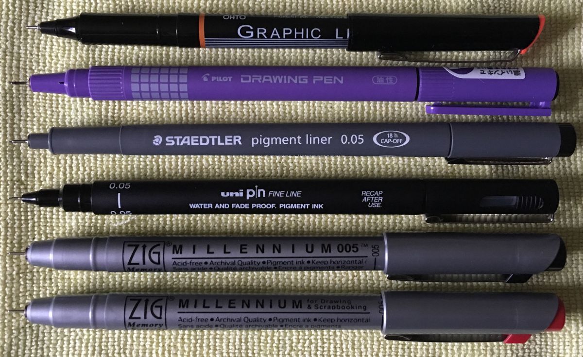 drawing pens